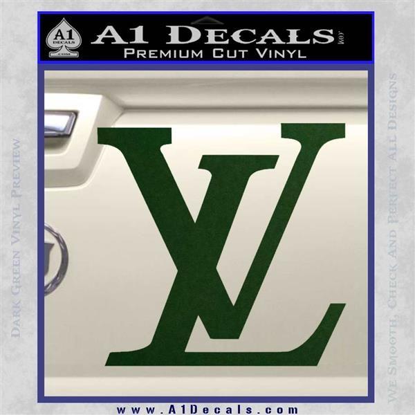 Louis Vuitton Green Logo - Louis Vuitton Logo D3 Decal Sticker » A1 Decals