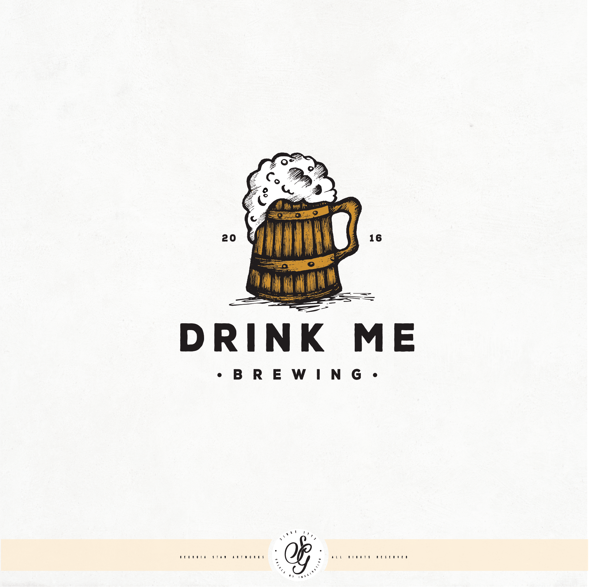 Georgia Beer Logo - Design by Georgia Stan. Create a brewery logo for Drink Me
