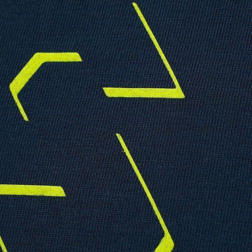 Dark Blue and Yellow Logo - Mens Asics Logo T-Shirt Men - Dark Blue, Light Green SINXQ49860