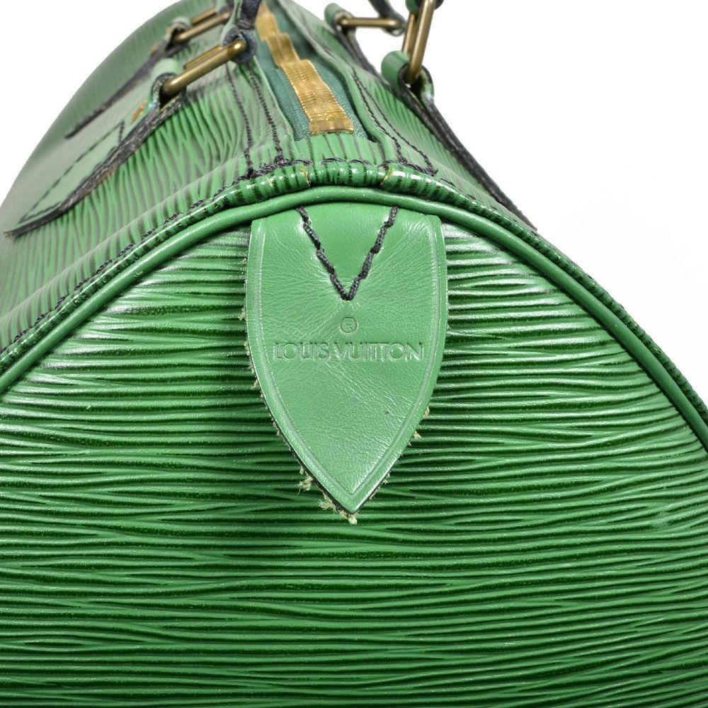 Louis Vuitton Green Logo - ewa lagan - Louis Vuitton Speedy 35 Epi Bag/Tasche