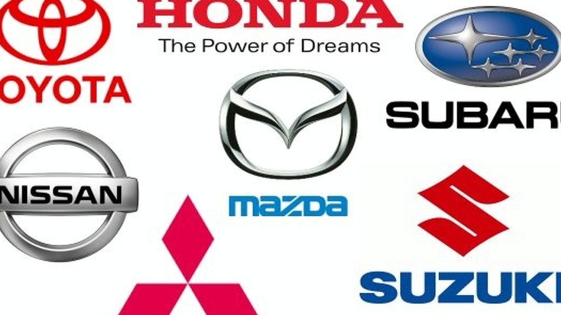 Automotive Makers Logo - Japanese auto maker logos collage | Motor1.com Photos