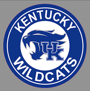 University of Kentucky Logo - University Of Kentucky UK Wildcats Round Logo 3 6 9 Vinyl Sticker