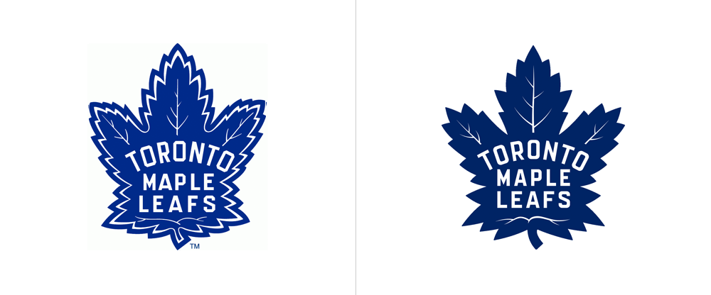 Old Maple Leaf Logo - Brand New: New Logo for Toronto Maple Leafs by Andrew Sterlachini