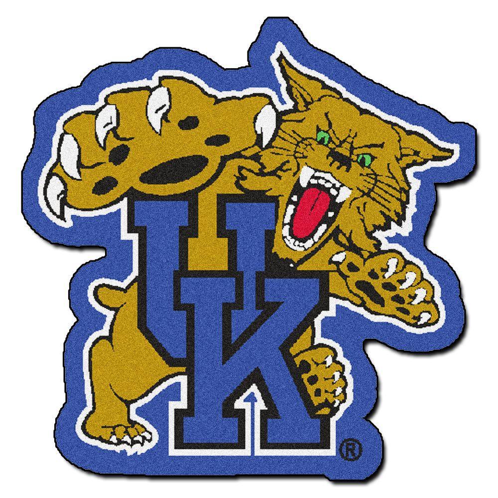 University of Kentucky Logo - FANMATS NCAA University of Kentucky Blue 3 ft. x 4 ft. Specialty ...