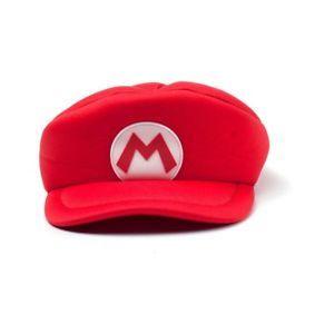 Mario Browser Logo - Detalles de Super Mario Bros-Niños Mario logotipo Sombrero Curvado-Rojo-  ver título original