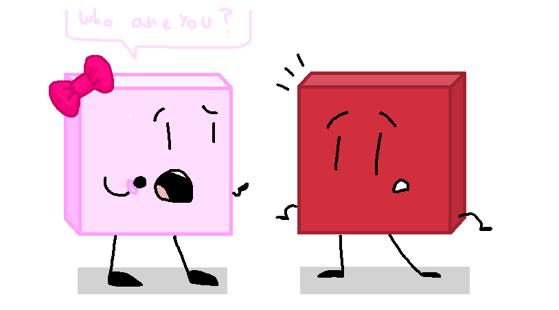 Red Block F Logo - Pink Cube Meets Red Block by Its-Paige-Of-TIM on DeviantArt