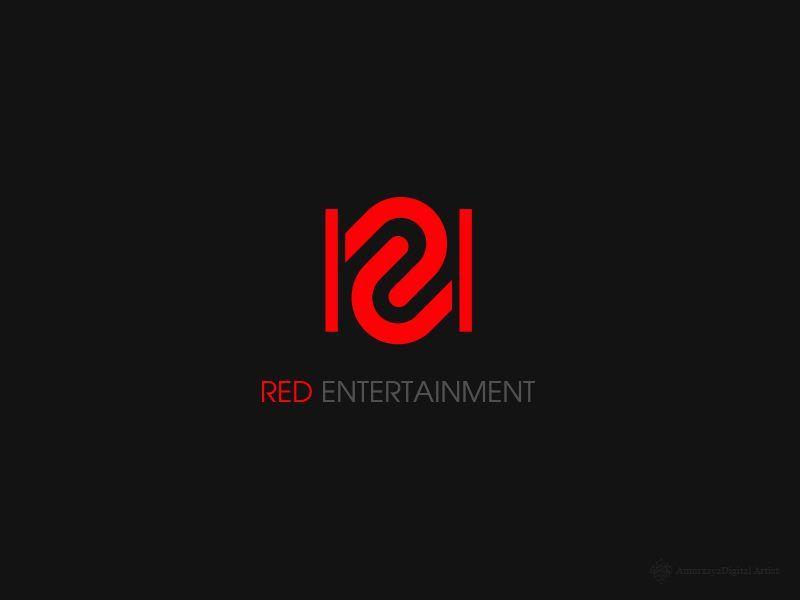 Maroon Entertainment Logo - RED entertainment logo by Amarzaya Batdavaa | Dribbble | Dribbble