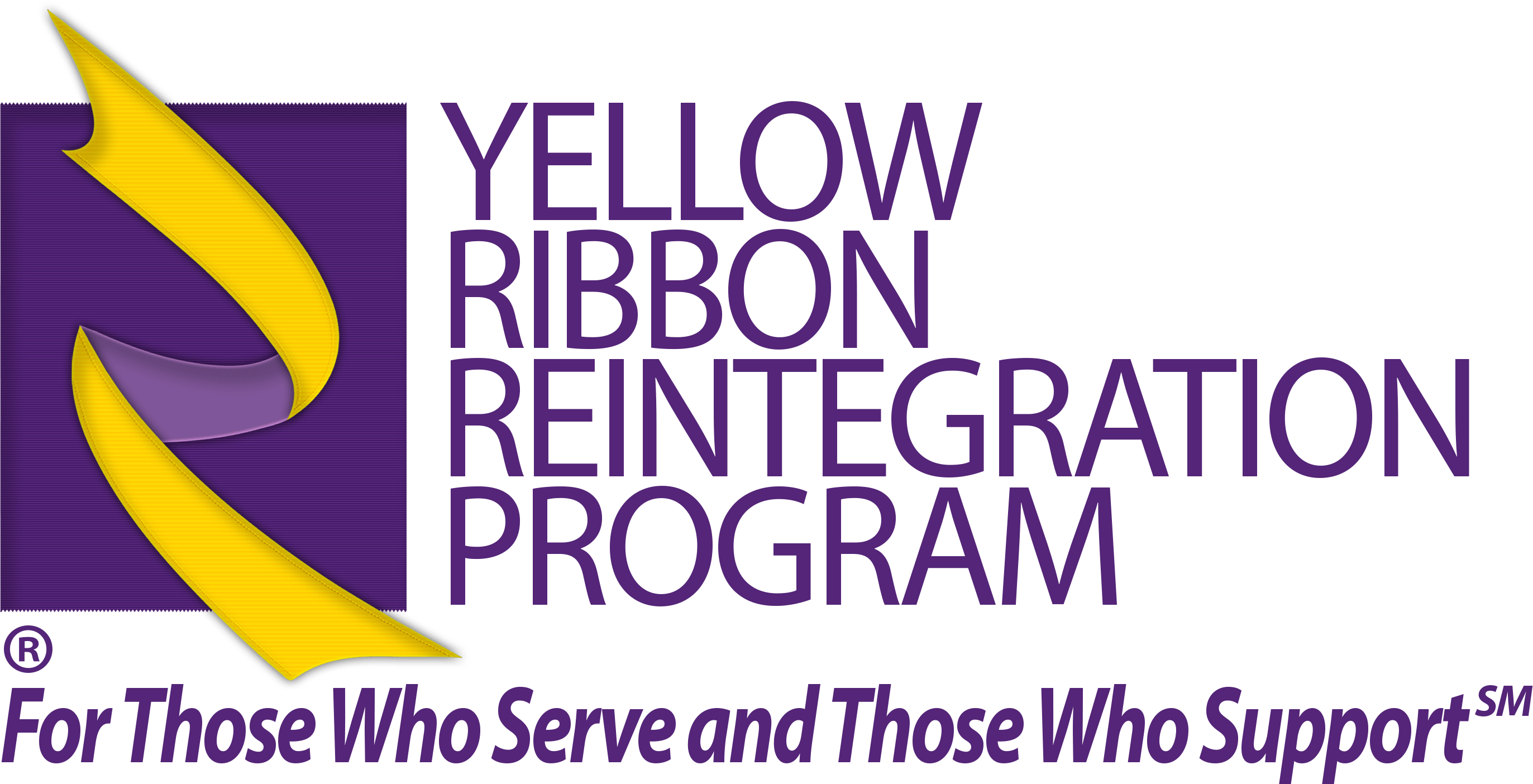 Yellow Ribbon Logo - Yellow Ribbon Reintegration Program Logo with Tagline.png