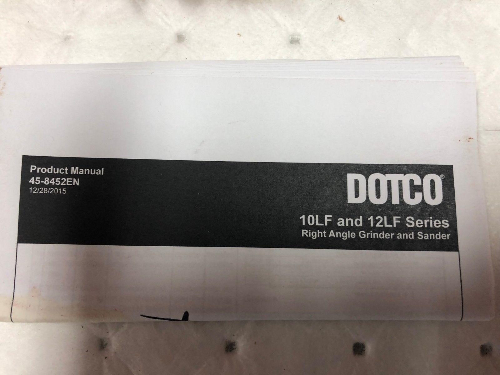 Dotco Logo - Dotco Pneumatic Angle Die Grinder 1/4