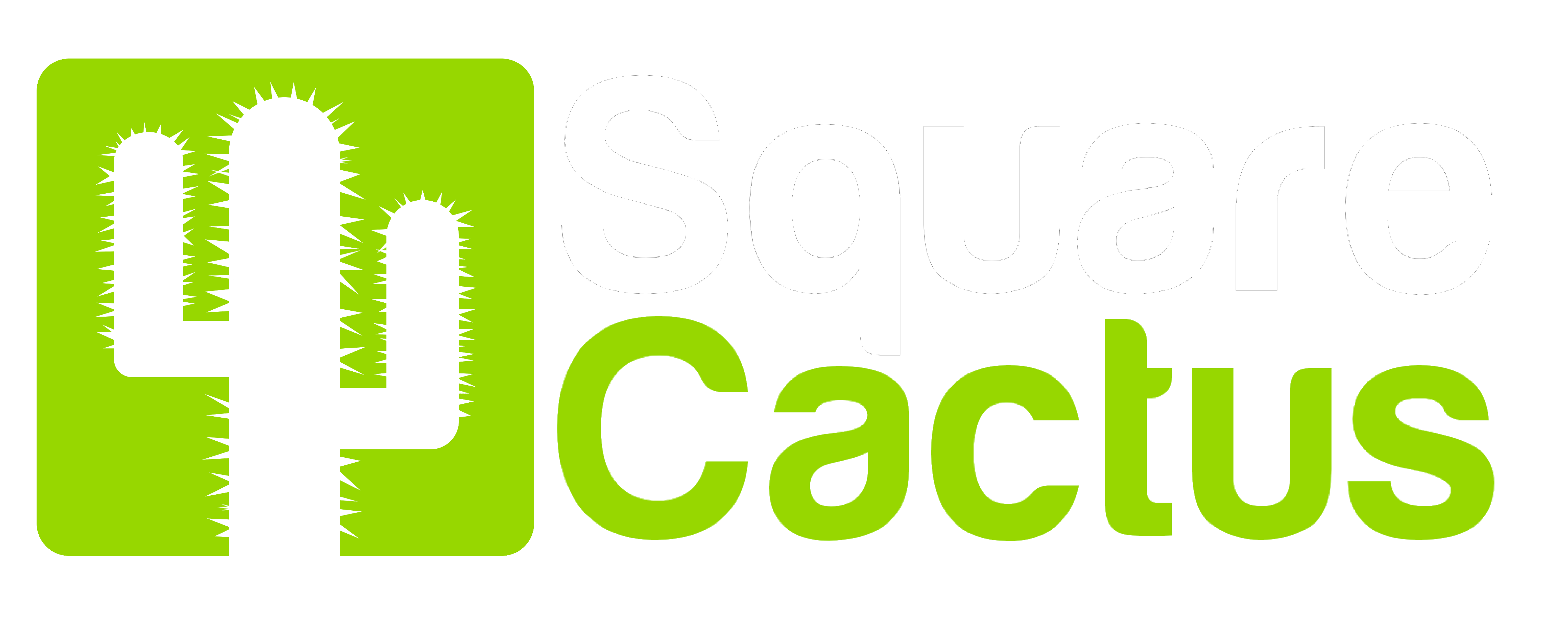 Social Media Green Logo - Square Cactus - Websites, Social Media, Training & PR