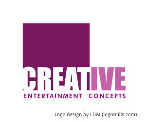Maroon Entertainment Logo - Entertainment Consulting Logo Design. Logo Design Mills