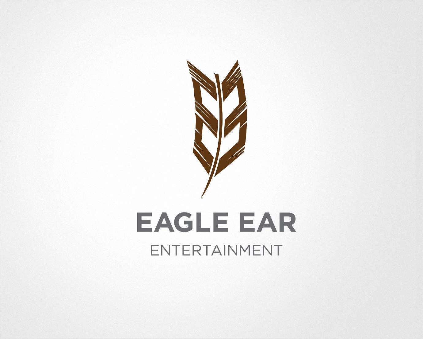 Maroon Entertainment Logo - record-label-entertainment-logo-design - CLINE&CO DESIGN