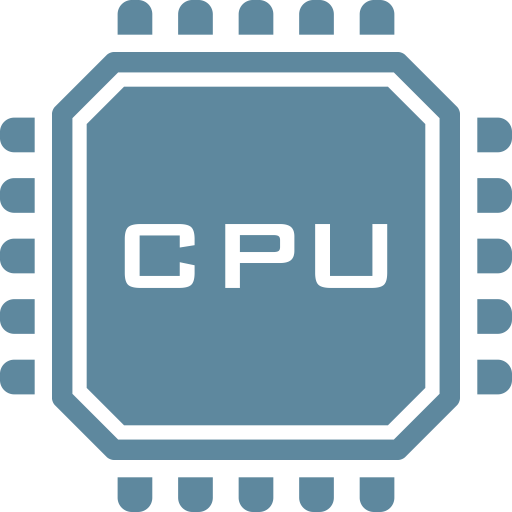 Computer Processor Logo - hardware, processor, electronics, Chip, Cpu, microchip, Computer icon