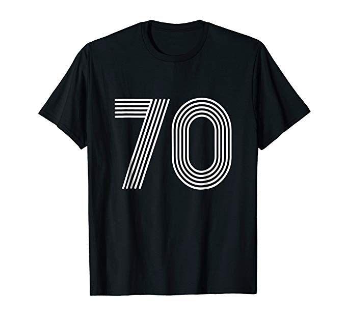 Cool Disco Logo - Number 70 Shirt 70th Birthday Gift Numbered Cool Disco