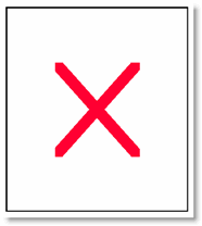 Small Red Cross Logo - Red X Problems