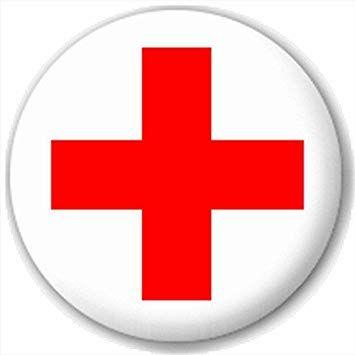 Small Red Cross Logo - Small 25mm Lapel Pin Button Badge Novelty Red Cross Flag: Amazon.co ...