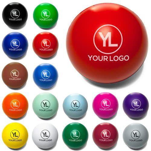 Colon White with Red Ball Logo - Custom Stress Balls | Free Shipping | Quality Logo Products®
