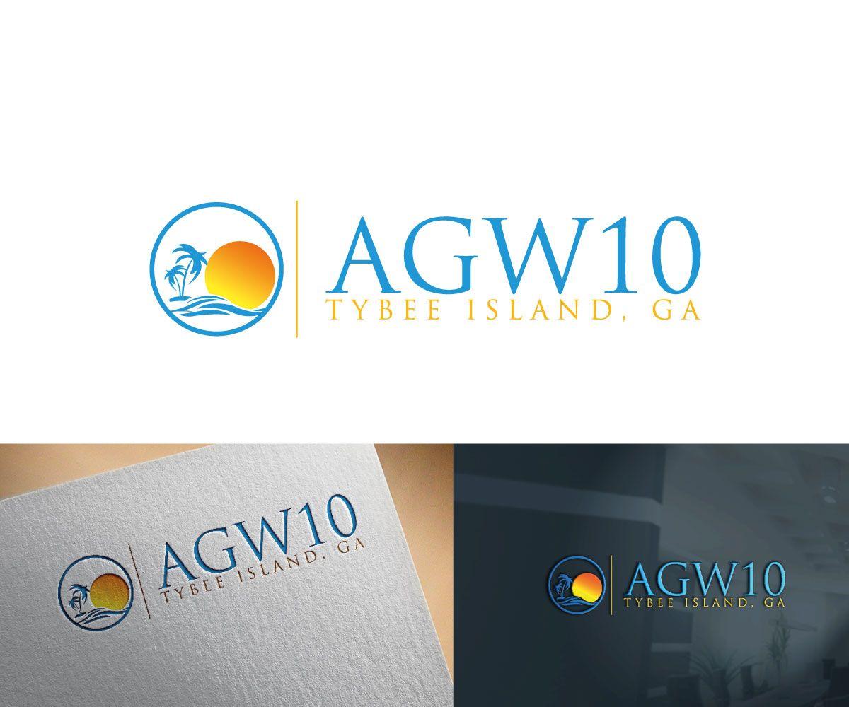 USA Georgia Logo - Personable, Feminine Logo Design for AGW10 and Tybee Island, GA or