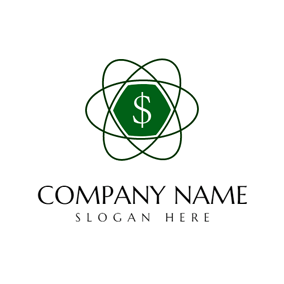 Green Rectangle With White Circles Logo - Free Finance & Insurance Logo Designs | DesignEvo Logo Maker