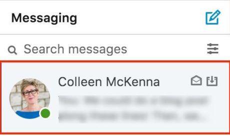 Green Rectangle With White Circles Logo - LinkedIn Messaging: What Do Those Green Circles Mean?