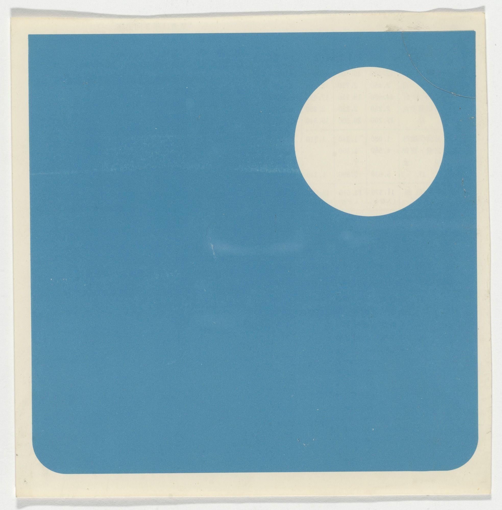 Green Rectangle With White Circles Logo - Yutaka Matsuzawa. Untitled (White Circle Collage). c. 1967 | MoMA