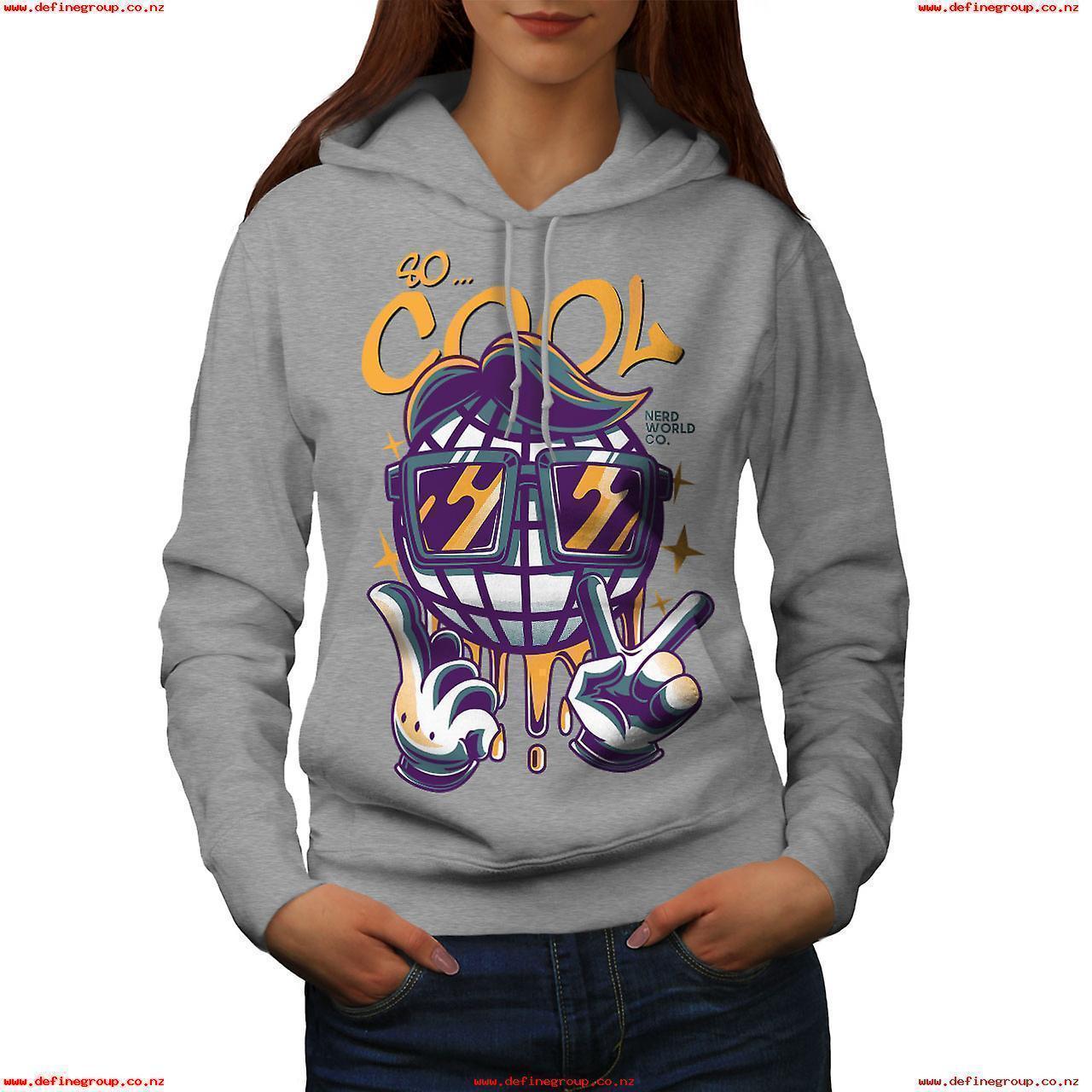 Cool Disco Logo - So Cool Disco Fashion Women GreyHoodie