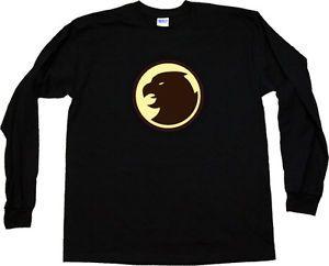 Hawkman Logo - Hawkman Logo Long Sleeved T Shirt S XXL # Black