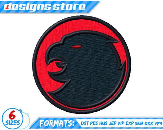 Hawkman Logo - Hawkman SUPERHERO APPLIQUE DESIGNS Embroidery Machine Logo | Etsy