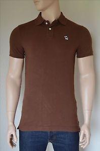 Brown Moose Logo - NEW Abercrombie & Fitch Classic Icon Logo Polo Shirt Brown Moose M