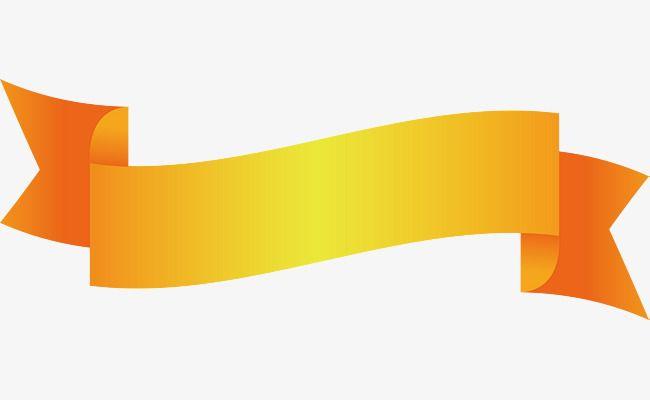 Yellow Ribbon Logo - Yellow Ribbon Title Box, Vector Png, Coloured Ribbon, Ribbon PNG