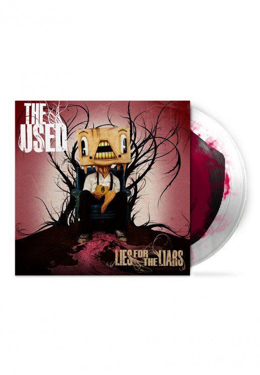 The Used Logo - The Used For The Liars Black Clear Red Haze LP
