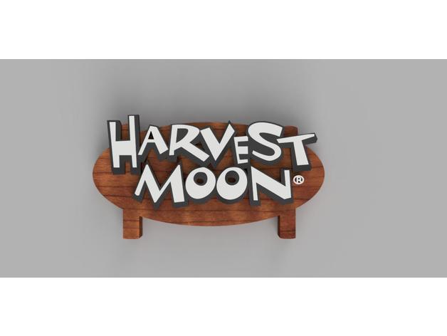 Harvest Moon Logo - Harvest Moon Logo by kristinak - Thingiverse