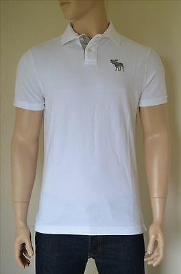 Brown Moose Logo - NEW ABERCROMBIE & Fitch Classic Icon Logo Polo Shirt Brown Moose M