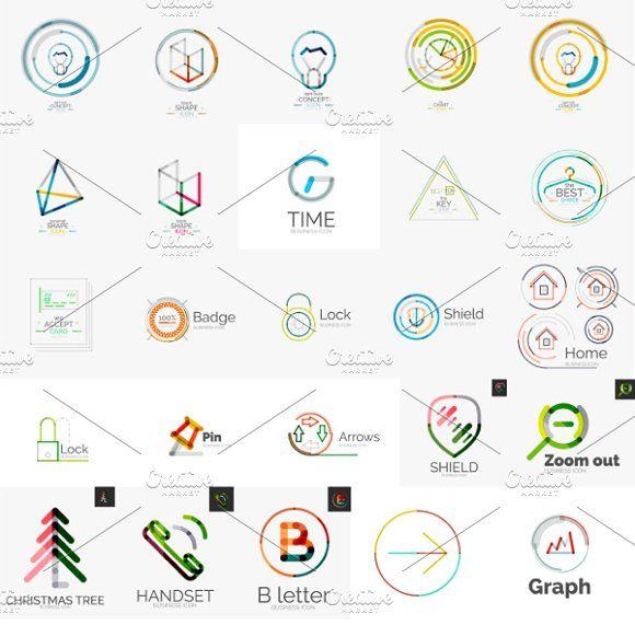 Web and Tech Logo - Web and tech logos Graphics Creative Market