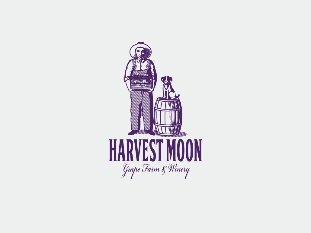 Harvest Moon Logo - Harvest Moon Logo Template by KreasiMalam | Dribbble | Dribbble