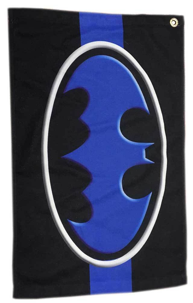 Batman Thin Blue Line Logo - Police & Sheriff Thin Blue Batman Golf Towel | BrotherhoodProducts