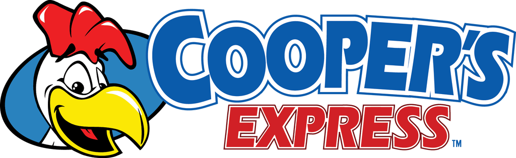 Chicken Express Logo - Cooper's Chicken - Giri BP Gas Station and Convenience Store