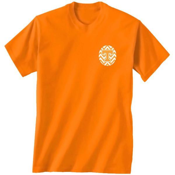 Orange Chevron Logo - Tennessee Vols Volunteer Chevron Big from Simply Cute Tees