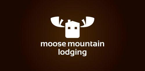 Brown Moose Logo - Moose Mountain Lodging
