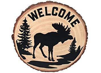Brown Moose Logo - Spoontiques 13258 Moose Stepping Stone Brown: Home & Kitchen