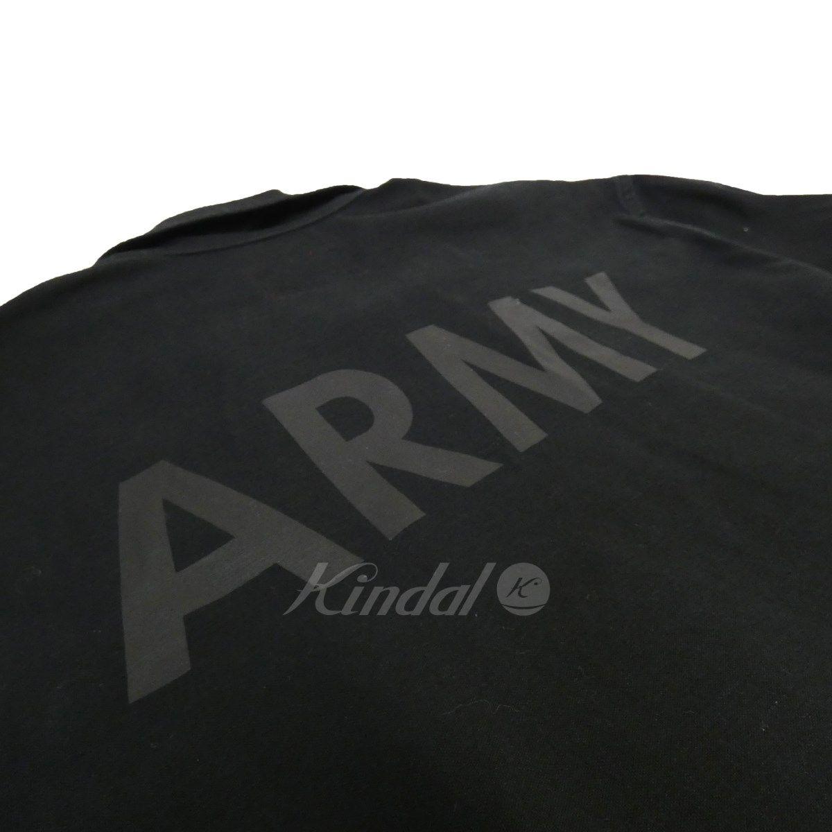 Supreme Army Logo - kindal: SUPREME 14AW Army Shirt back logo army print shirt black