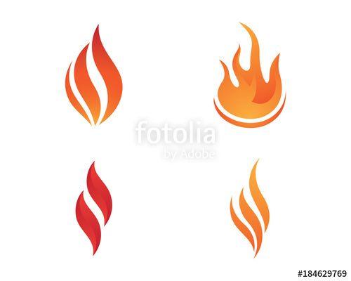 The Flame Logo - Fire flame Logo Template