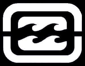 Billabong Wave Logo - Billabong Wave WHITE 3 Decal Sticker: Everything Else