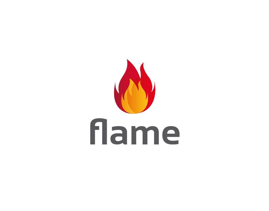 The Flame Logo - Flame Logo Illustrated Fire Flame