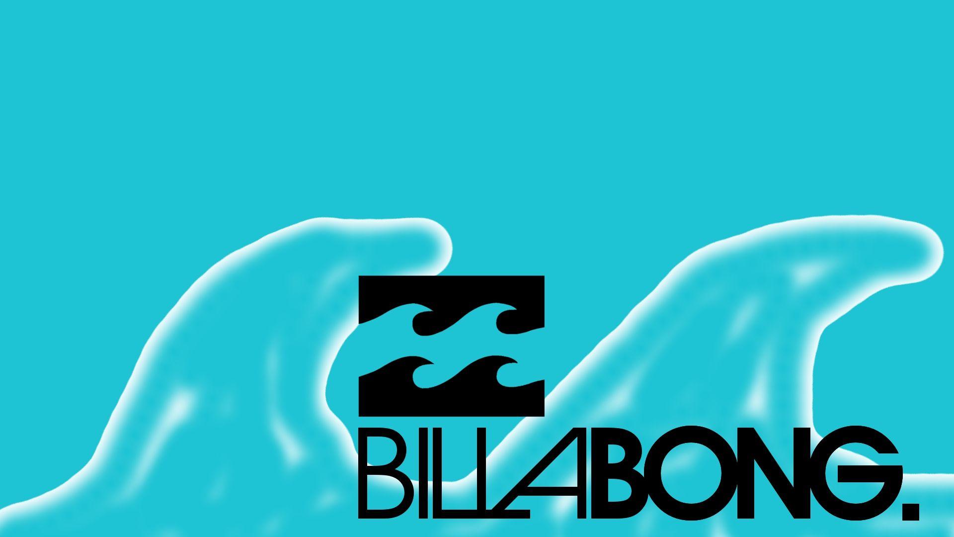 Billabong Wave Logo - Billabong Logo On Blue Waves Background 1920x1080 HD Surfing