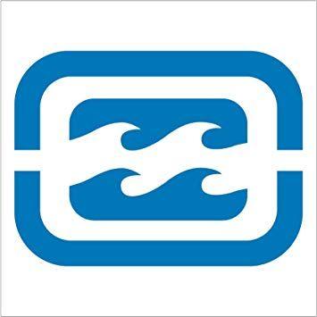 Billabong Wave Logo - Billabong Wave LIGHT BLUE 3 Decal Sticker: Automotive