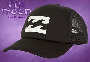 Billabong Wave Logo - New Billabong Wave Logo Black Amp Womens Snapback Trucker Cap Hat | eBay