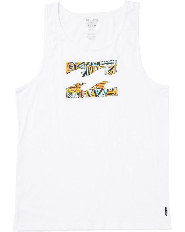 Billabong Wave Logo - Lyst Team Wave Tank Logo Tank Top