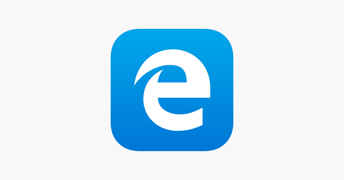 Cool Microsoft Edge Logo - Microsoft Edge on the App Store