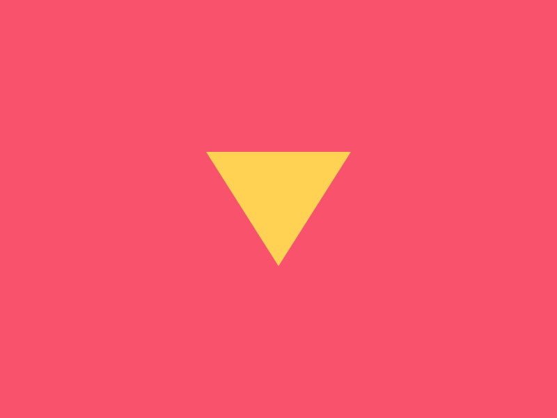 Orange Upside Down Triangle Logo - Upside Down Triangle by Design God | Dribbble | Dribbble